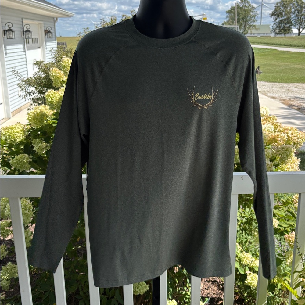 BURLEBO Forest Green Long Sleeve Shirt